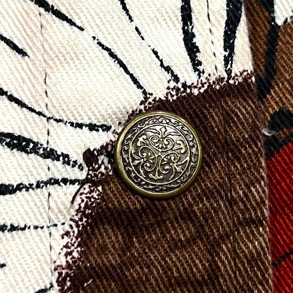 ★ Vintage Sunflower (90’s) Floral Print Button-Up Jacket by French Laundry ★ - Picture 5 of 8